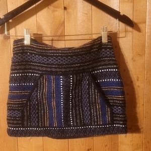 Beautiful XS GRYPHON New York TAMARINDO Mini skirt black/blue kangaroo pocket